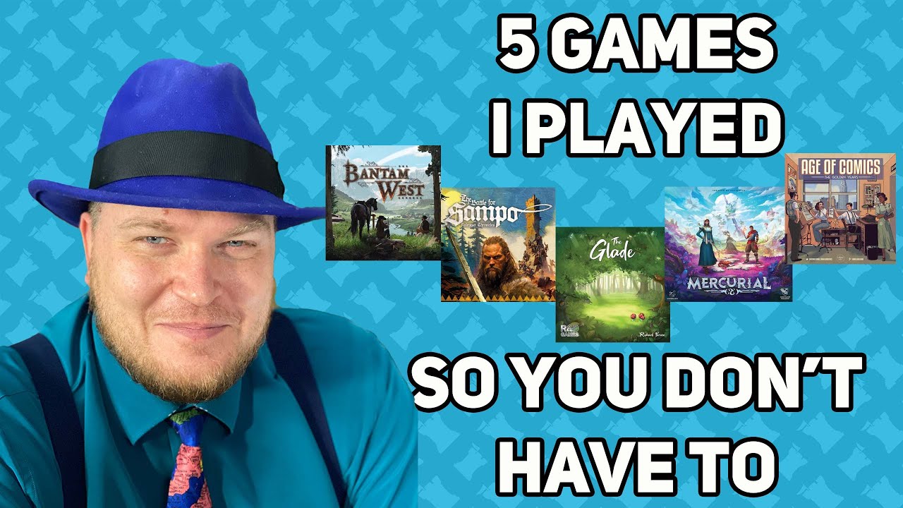 5 Games I Played So You Don’t Have To - with Tom Vasel