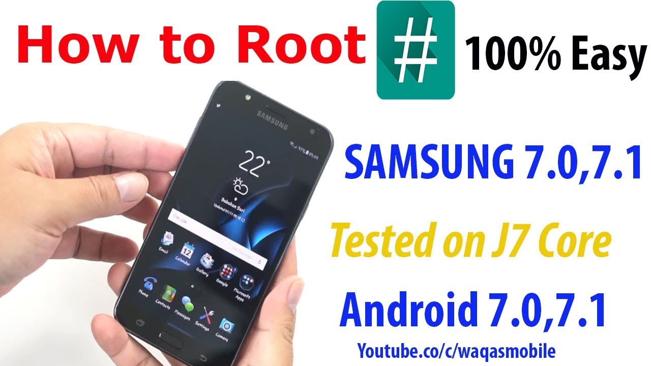 100% Root Samsung j7 Core SM-j701f 7.0,7.1 | j7 core j701f root file download by Waqas Mobile