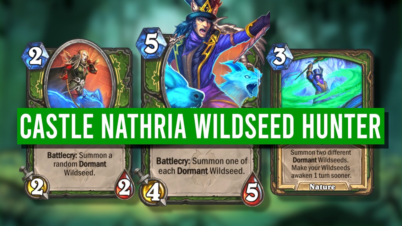 Planting My Seeds in Wild Seed Hunter! | Murder at Castle Nathria | Hearthstone
