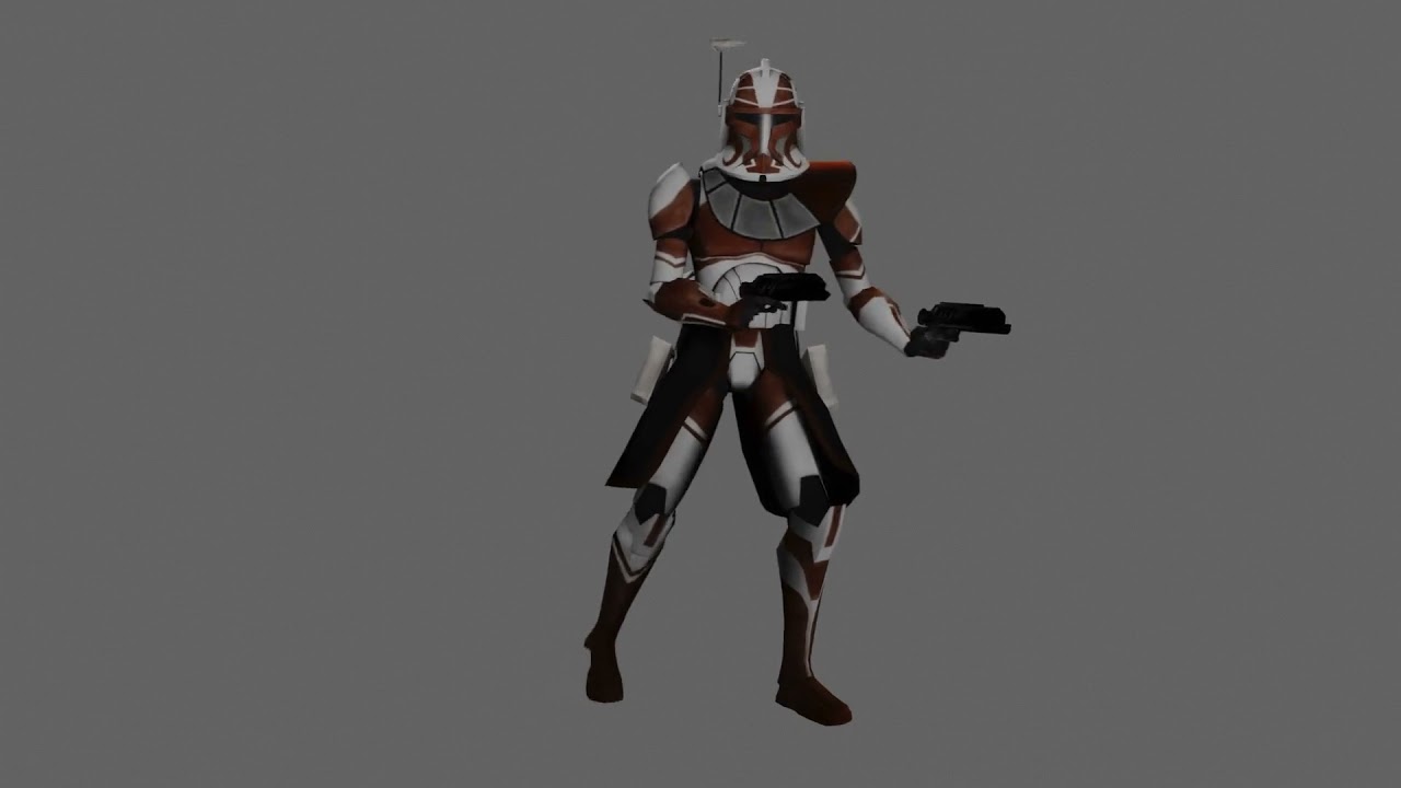 Star Wars: Captain Keeli and Trooper (Blender Test)