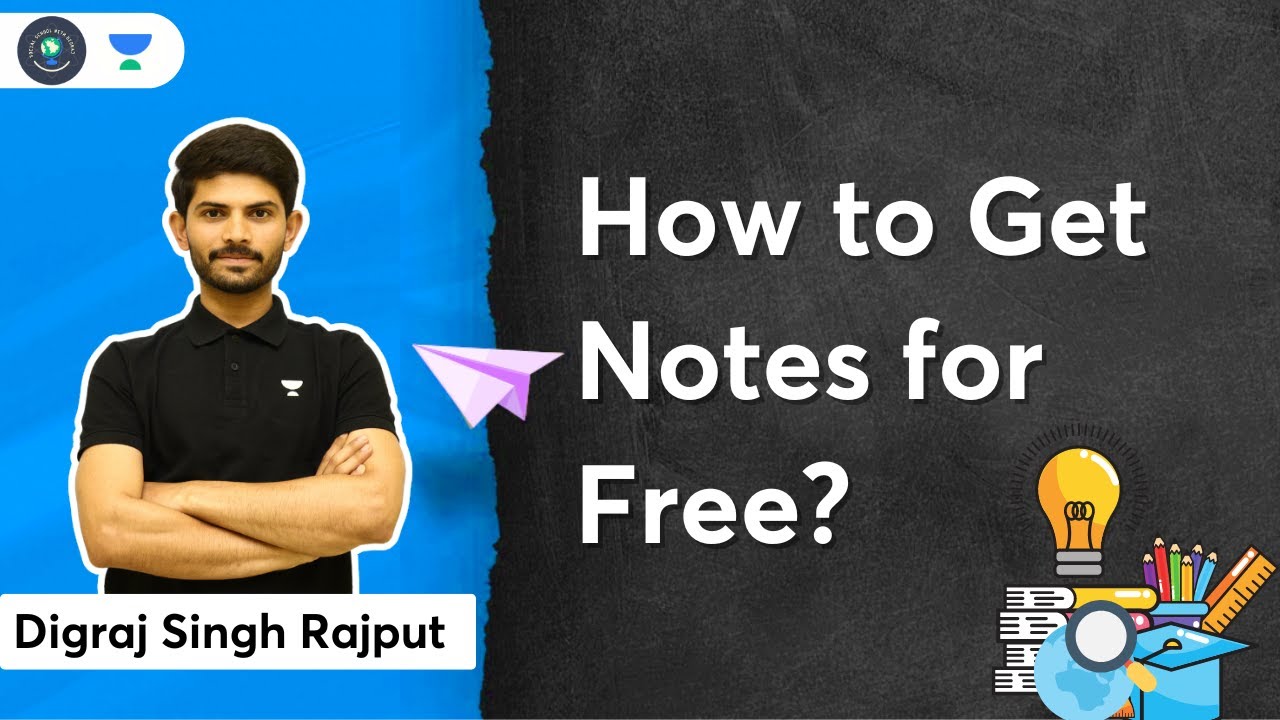 How to Get Notes for Free? | Digraj Singh Rajput