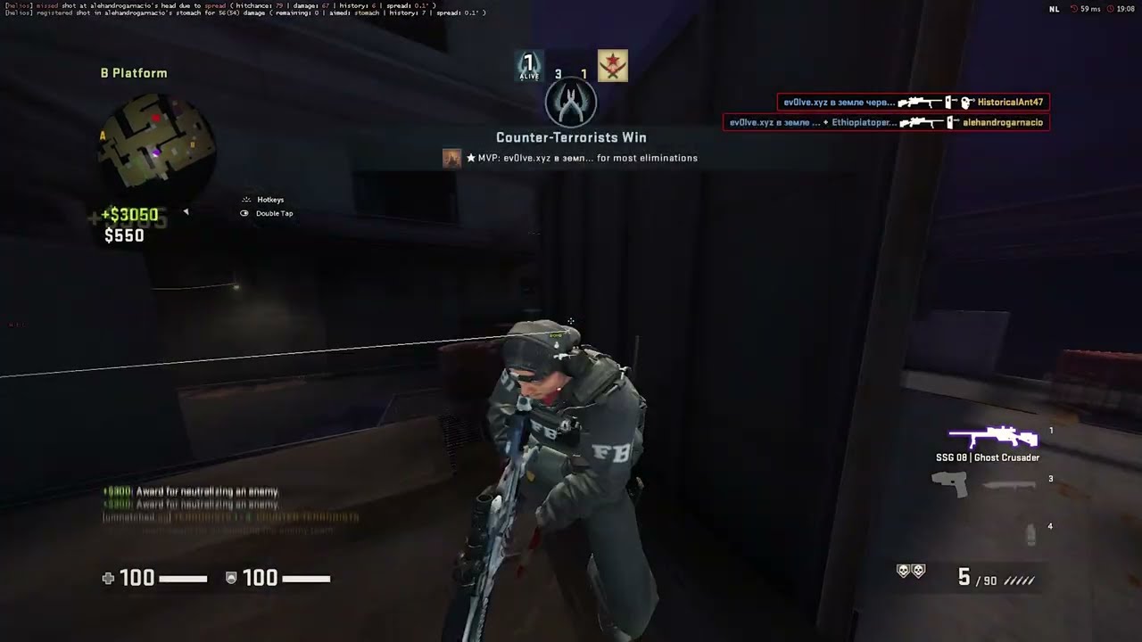 [csgo] hvh highlights ft. neverlose.cc/helios.system