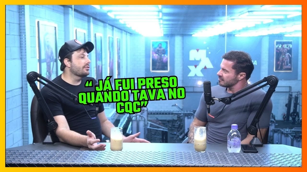 DANILO GENTILI FALA PARA RENATO CARIANI QUE JÁ FOI PRESO QUANDO ESTAVA NO CQC