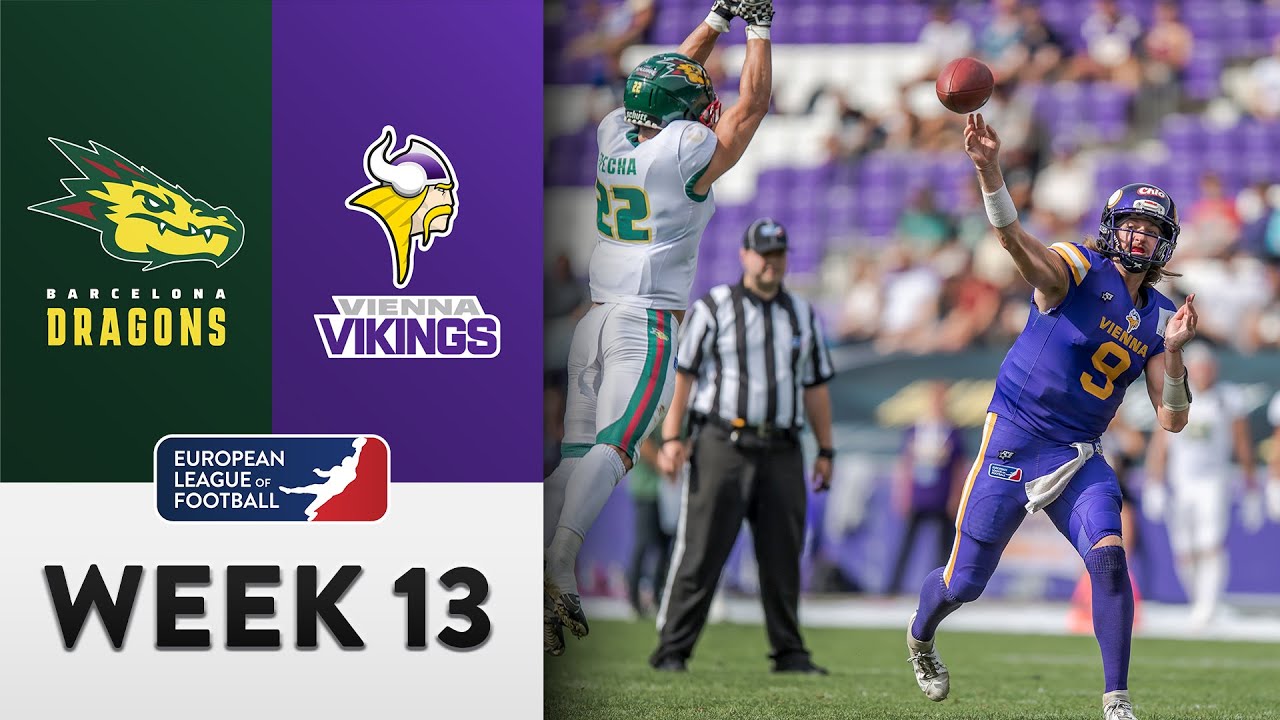 Barcelona Dragons @ Vienna Vikings Highlights | Week 13 | Season 2022
