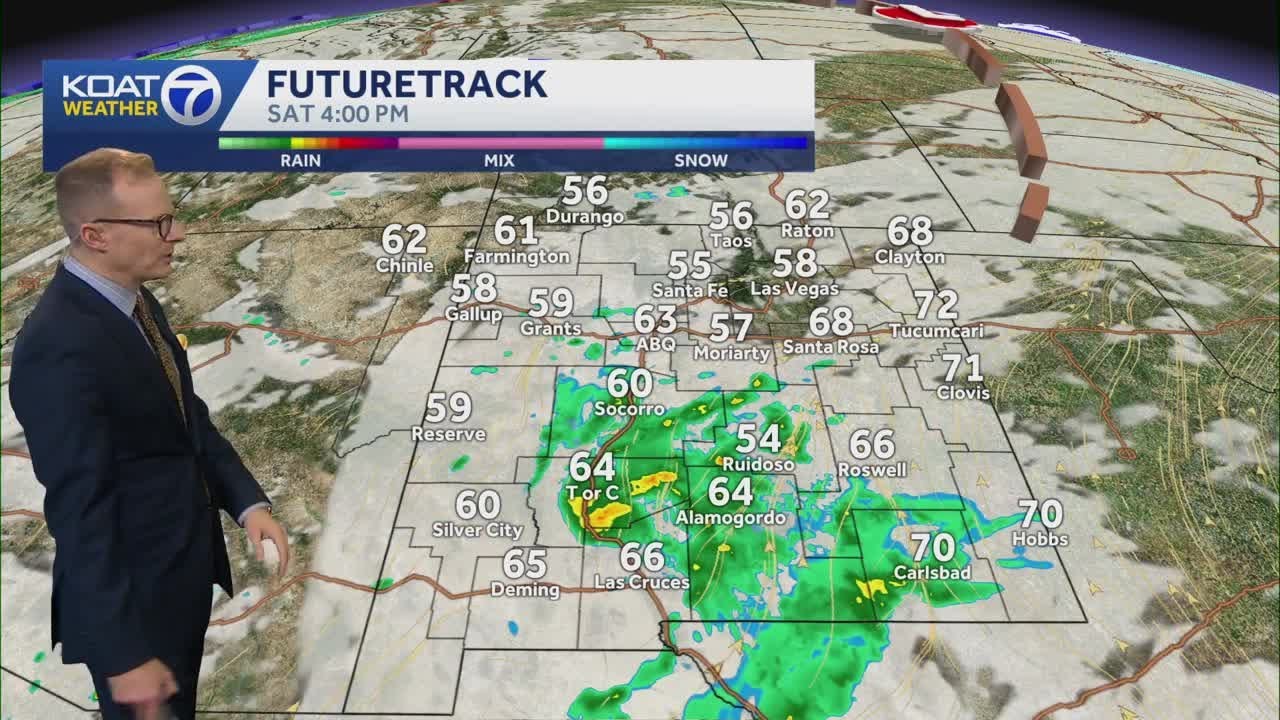 Weekend storms possible for southern New Mexico amid mild trend
