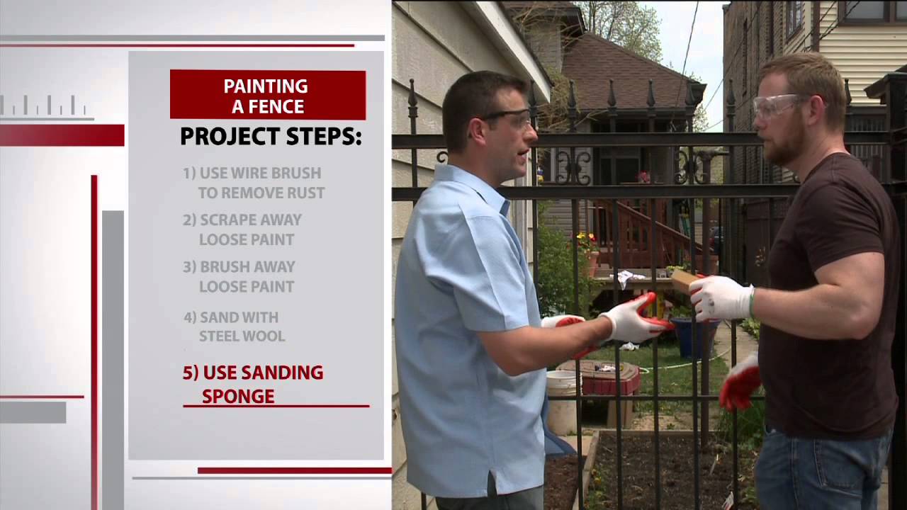 How to Paint a Wrought Iron Fence with Sean Buino