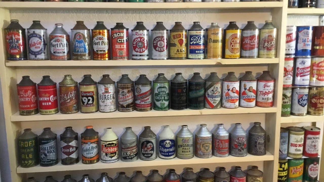 Mark&rsquo;s Antique Beer Can Collection