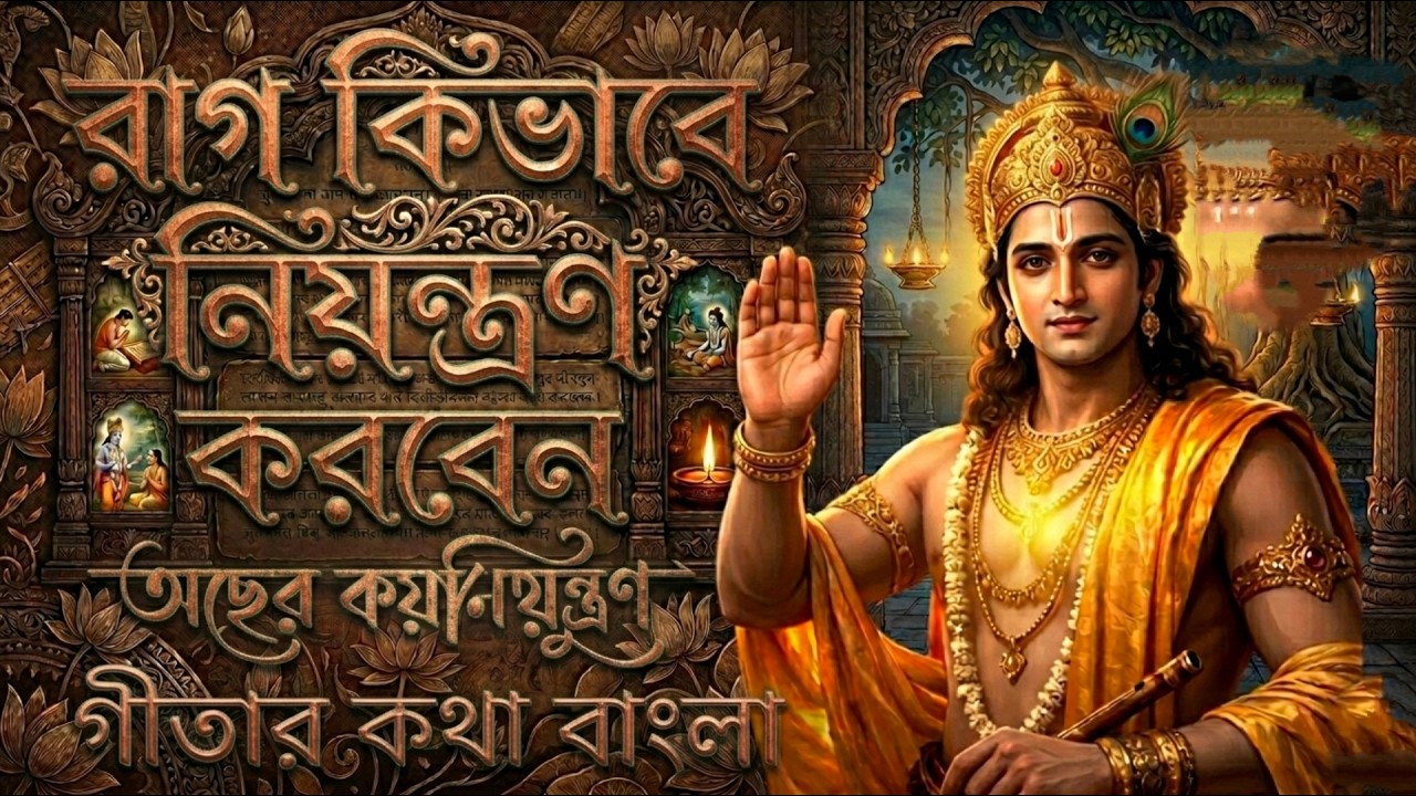 রাগ নিয়ন্ত্রণ কিভাবে করবেন?? কি বলেছেন স্বয়ং ভগবান শ্রীকৃষ্ণ জানেন 🙏 Bhagavad Gita Bangla speech 🙏