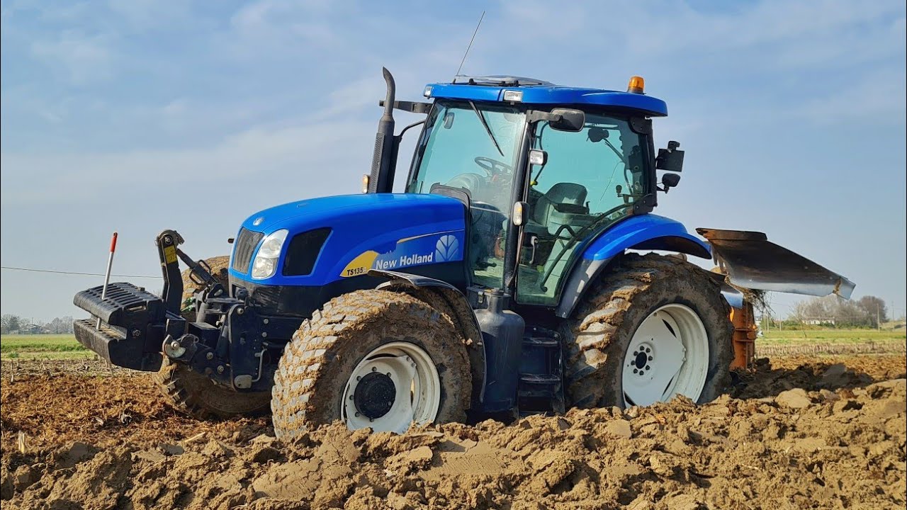 CAB VIEW | New Holland TS135A & Mipra bivomere [FHD][GoPro]