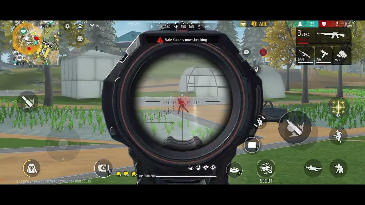 🔥 EPIC BOOYAH in Garena Free Fire | Intense Last Zone Fight 🔥 | Full Gameplay Highlights