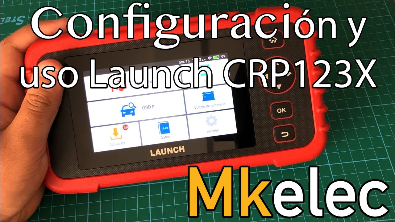 LAUNCH CRP123X DIAGNOSIS MULTIMARCA CONFIGURACION Y USO ESPAÑOL OBD2 TUTORIAL