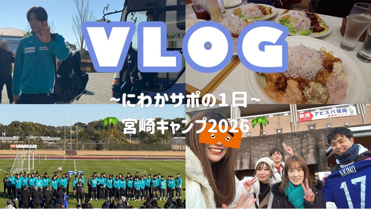 🌴宮崎キャンプ2026🌴｜にわかサポの1日🐝
