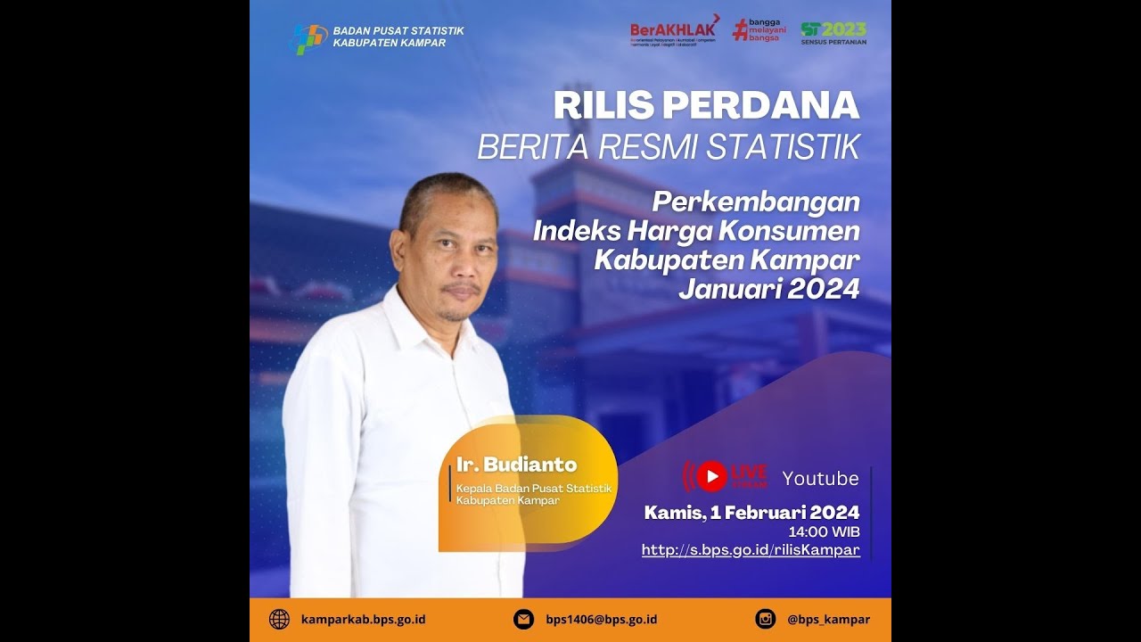 RILIS PERDANA - BRS IHK Kabupaten Kampar Januari 2024