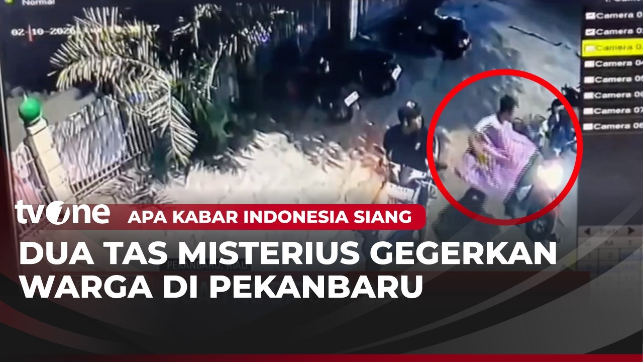 Dua Tas Diduga Bom Ditinggalkan di Area Masjid Pekanbaru | AKIS tvOne
