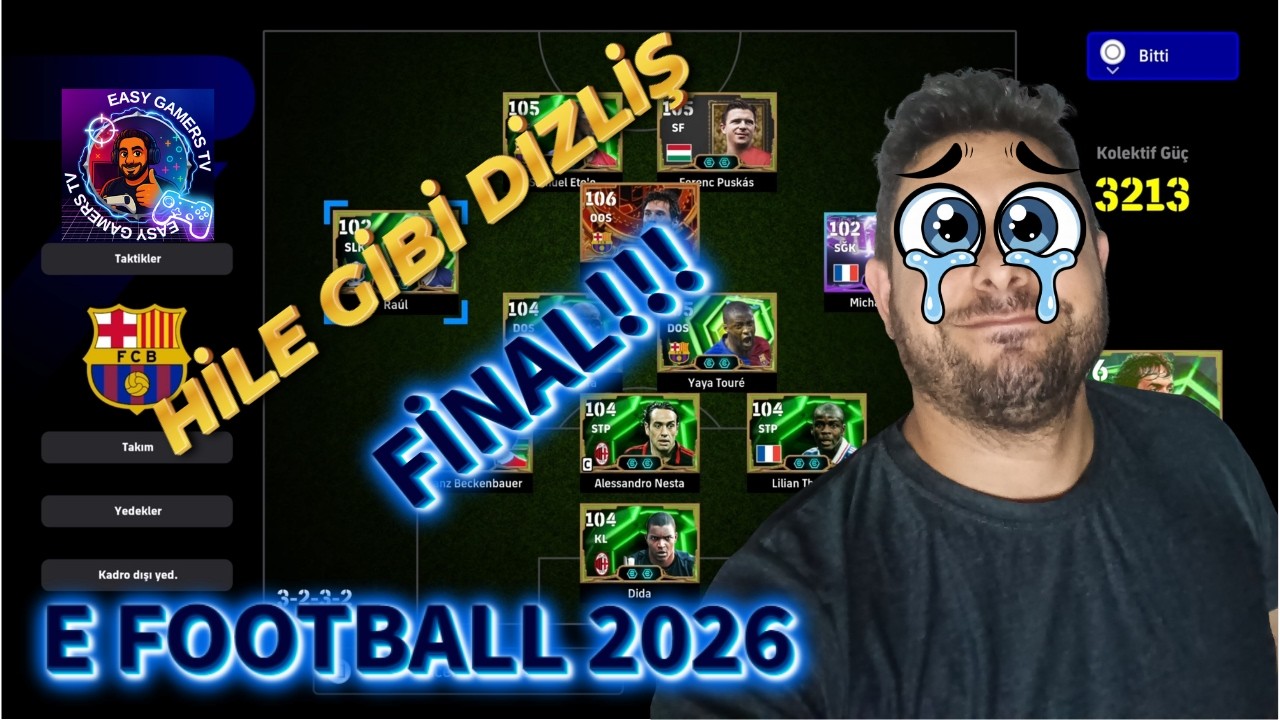 BÜYÜK FİNAL !!! E FOOTBALL 2026 DİZLİŞ