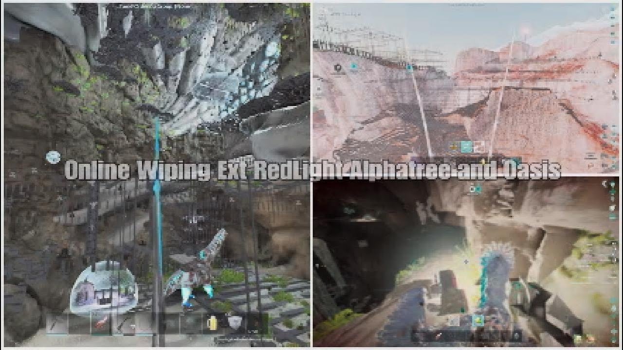 ARK ASA Console Smalltribes Online Wiping Oasis and Ext RedLight Alphatree