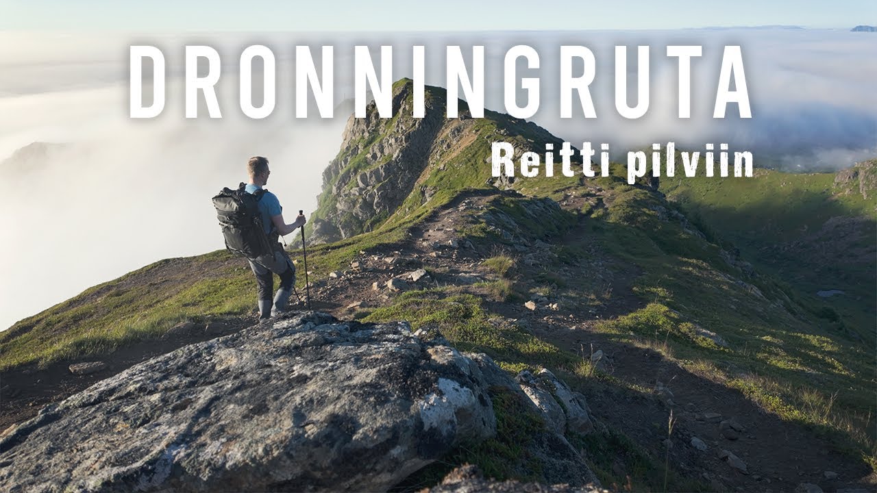 Dronningruta - aurinkoisilta huipuilta sumun syliin | Norja - Vesterålen road trip
