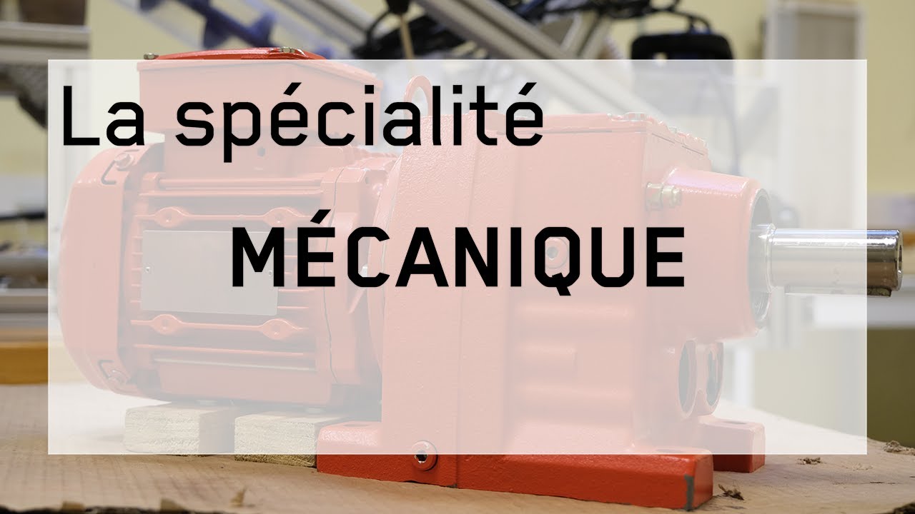 Présentation de la spécialité mécanique ⚙️  - l'ENSISA en live