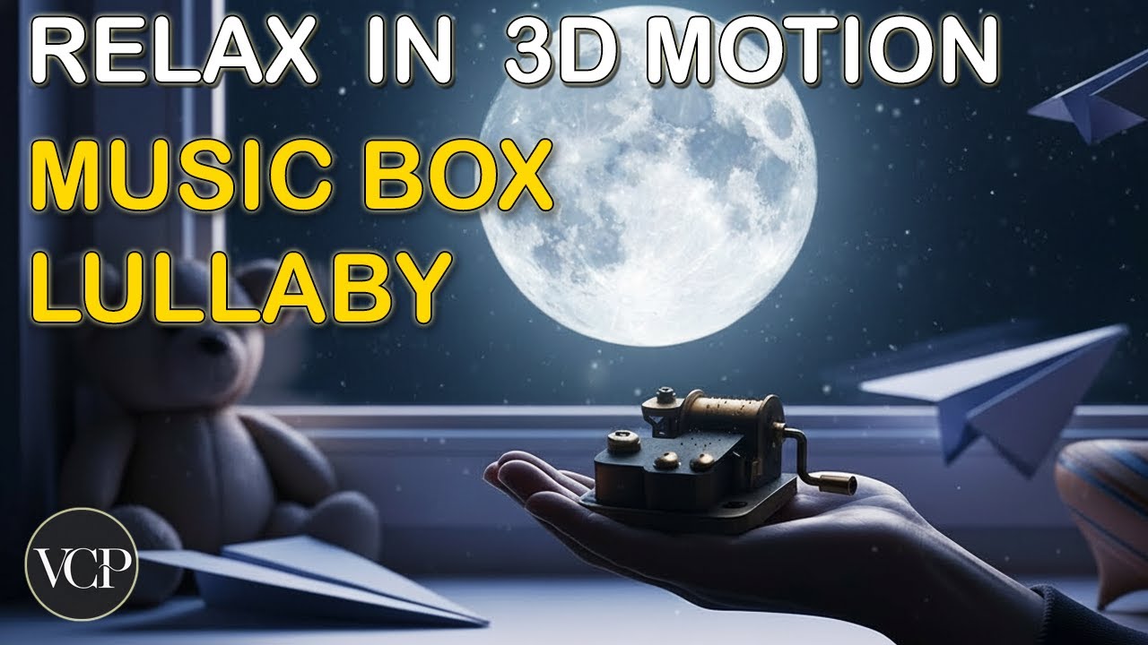 Fall Asleep EASY 😴 30 Min Music Box Lullaby & Nostalgic Visuals in 4K resolution