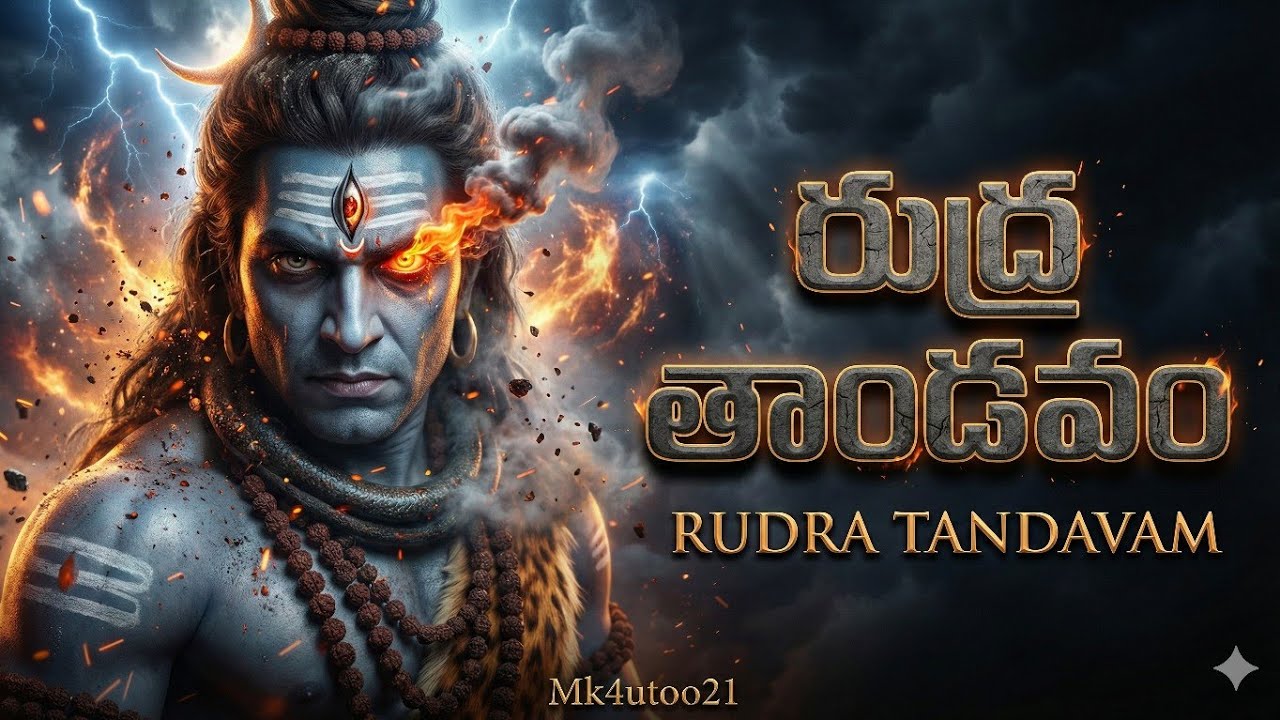Rudra Tandavam | రుద్ర తాండవం |  Shiva Ugra Pralaya | Goosebumps Devotional Full Video Song 4k HD 
