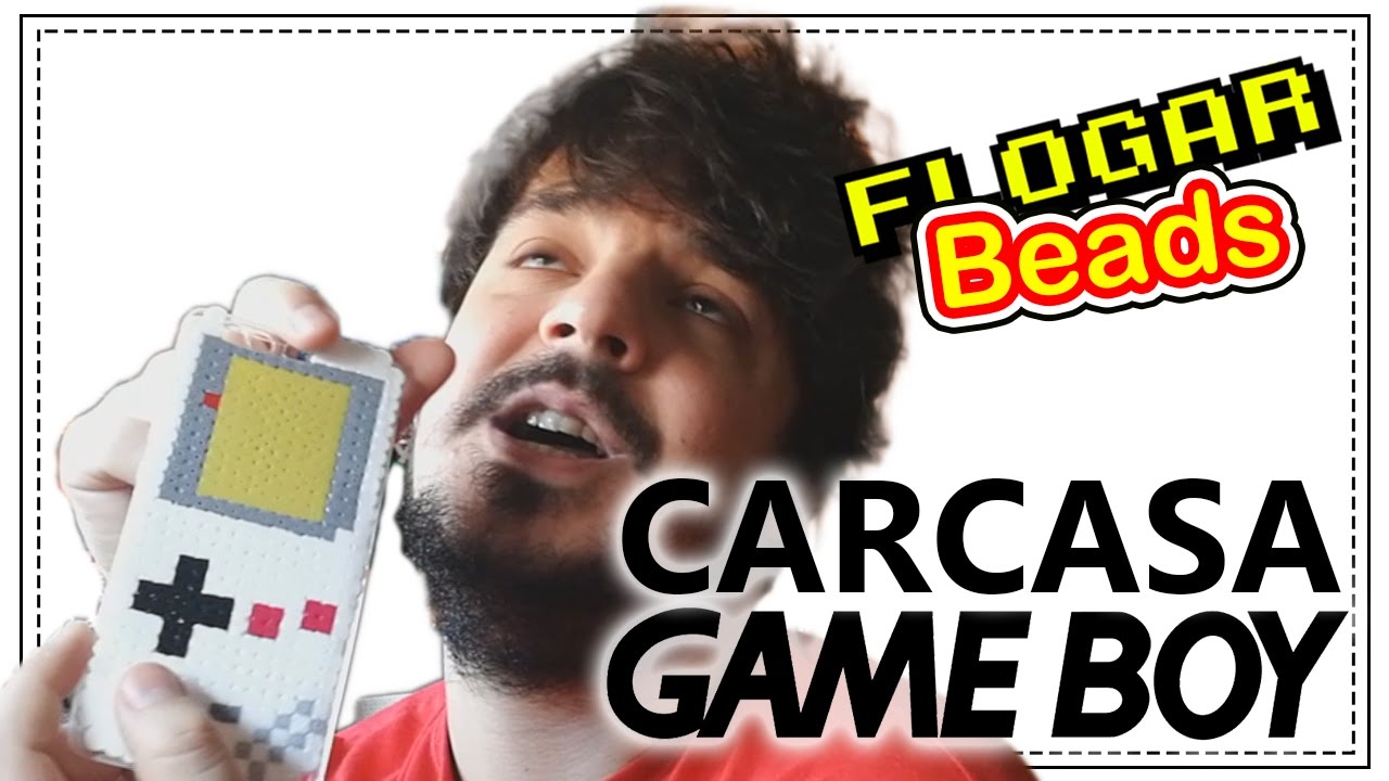 GAME BOY CARCASA MÓVIL CON HAMA BEADS - GAME BOY PHONE CASE WITH PERLER BEADS - IDEAS HAMA BEADS #4