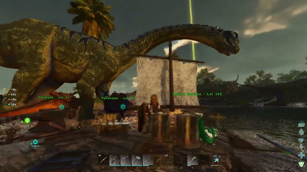 Ark Survival Ascended S01 E05: Wir tamen unsere ersten Inseltiere!