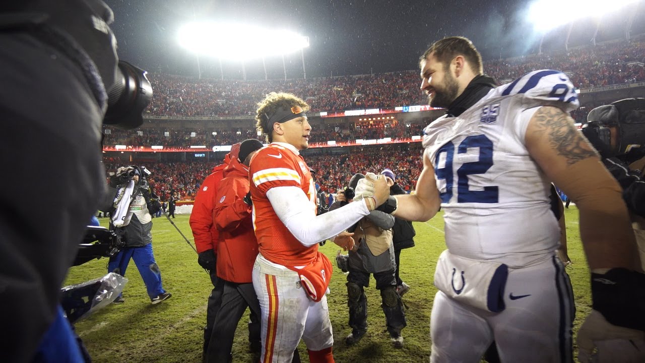 Postgame craze at Arrowhead Stadium after Chiefs playoff win