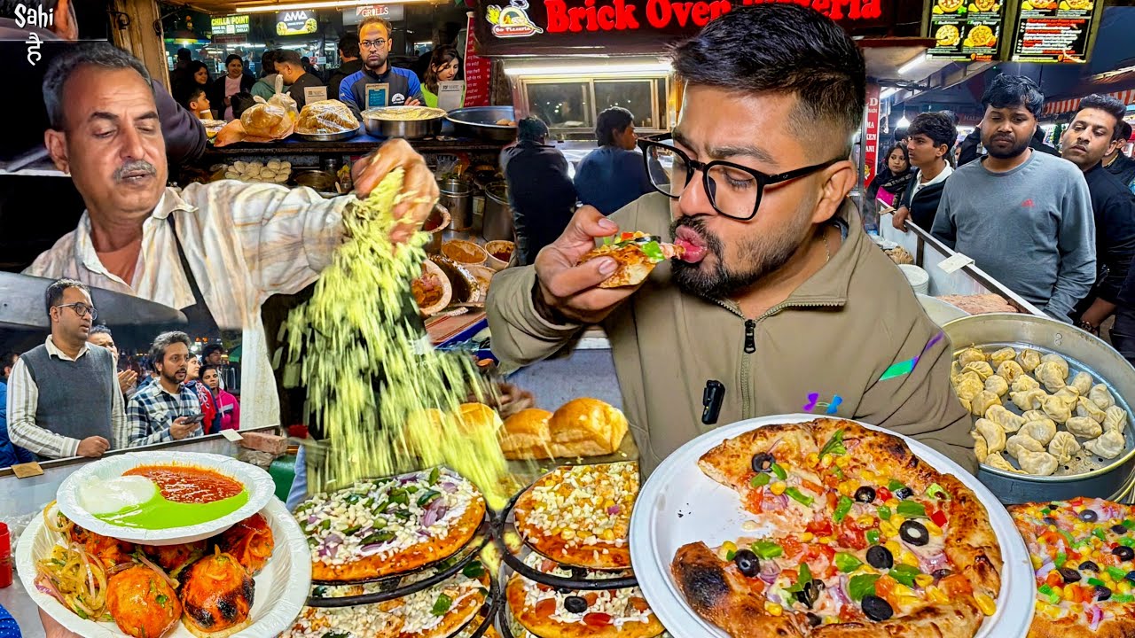 5 Best Street Food in Gurgaon | Late Night Food Tour | Street Food India