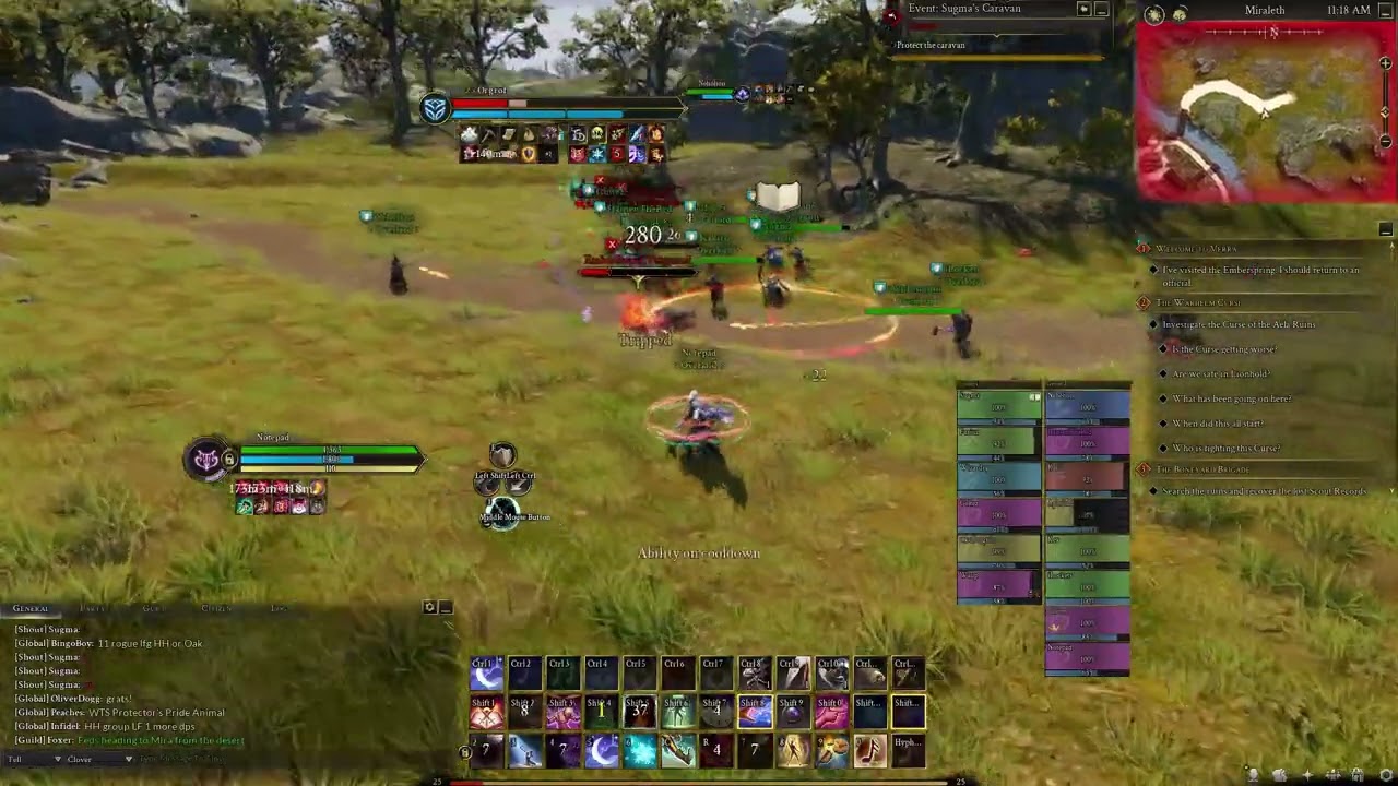 Ashes of creation Group PVP 14 vs 22 ( New TTK )