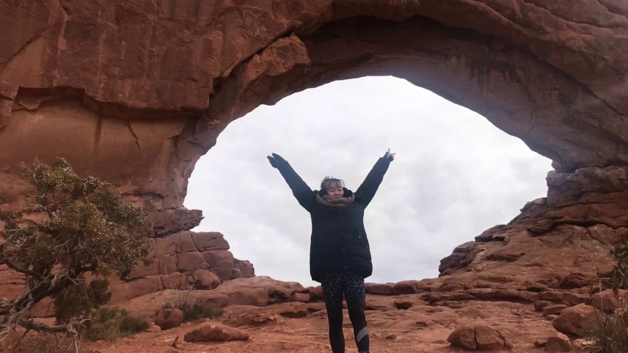 미국서부여행 North and South Window Arch and Turret Arch Loop in Arches National Park