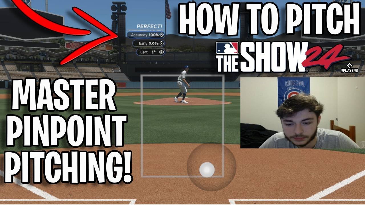 Как играть в MLB The Show 24! (Изучение точного питчинга и индивидуальных практик)
