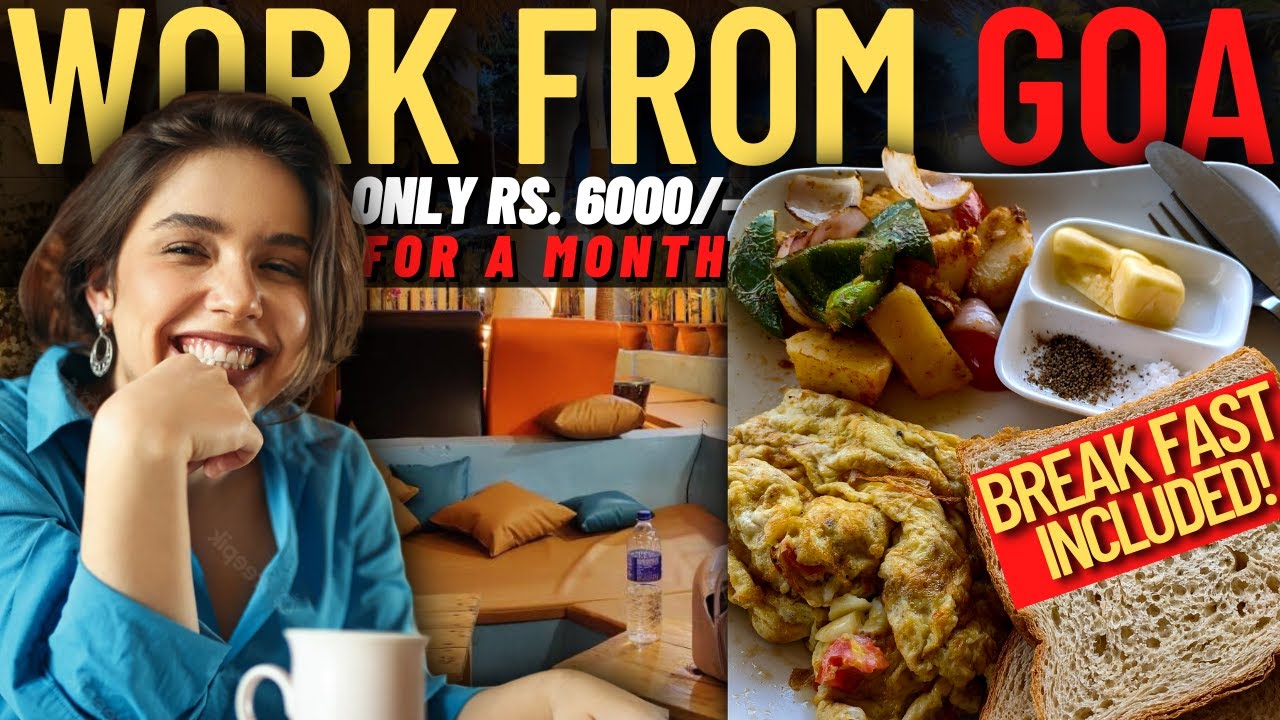 GOA CHEAP STAY FOR WORK | RS. 6000 A MONTH | WORKATION | GOA WORK FROM HOME | WORK FROM GOA |  AMRIT