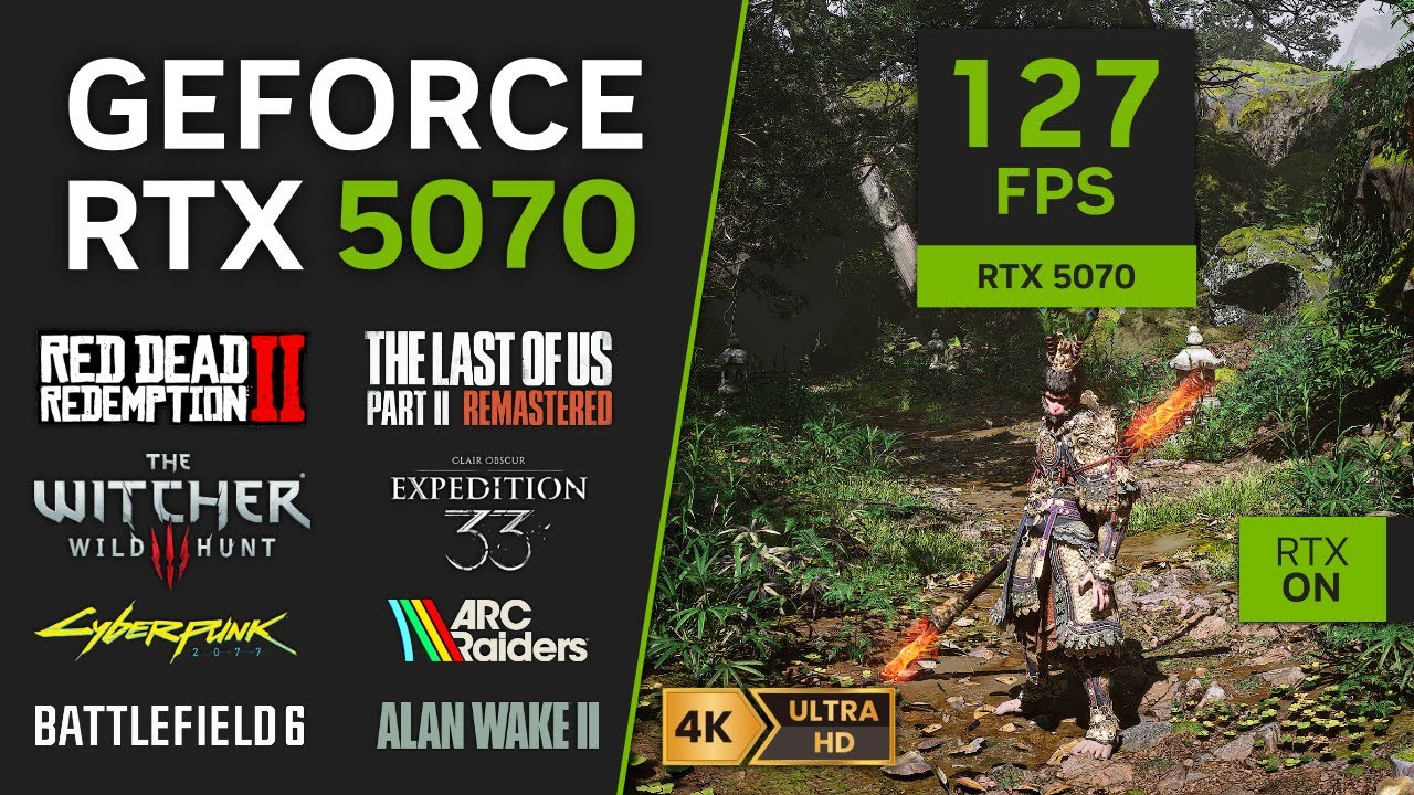 Is RTX 5070 good enough for 4K? 10 Games Tested!