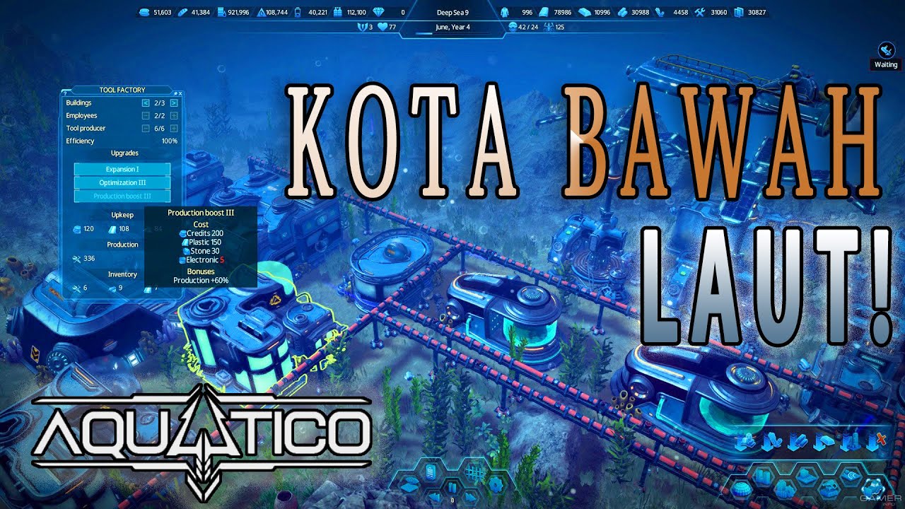 INSTAL GAME PC RINGAN TERBARU 2023 AQUATICO!! GAME SIMULASI DUNIA BAWAH AIR!! HANYA 4GB!