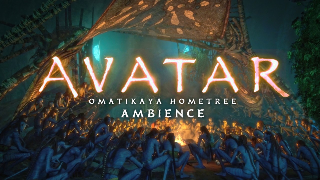 Avatar Omatikaya Ambience | Hometree Gathering | Calm Soundtrack, Tribal People Sounds, Fireplace