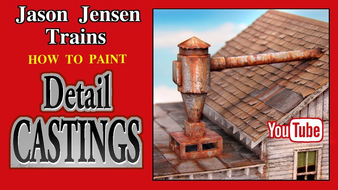 Painting detail castings for your model railroad structures Episode 011