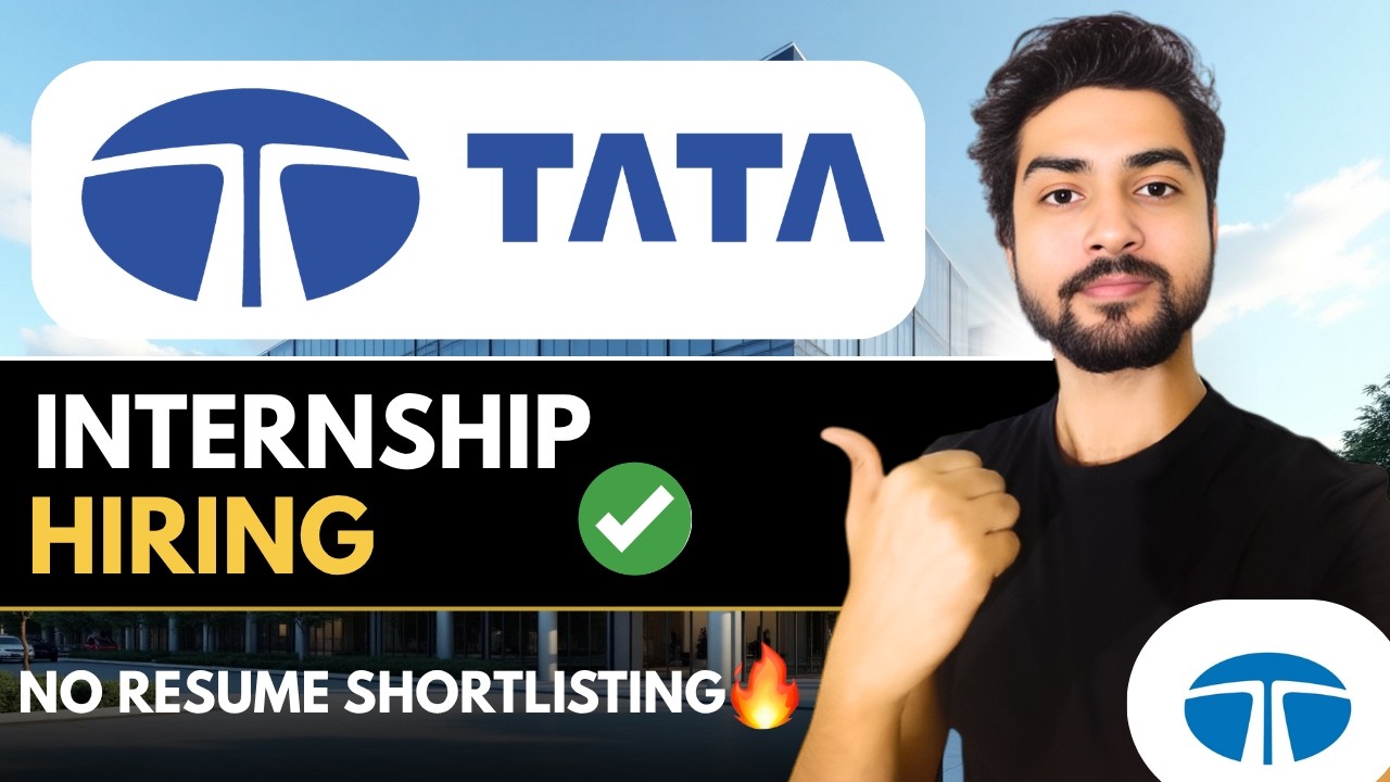 Tata нанимает стажеров🔥Прямой наем через тест | Открыто для ВСЕХ