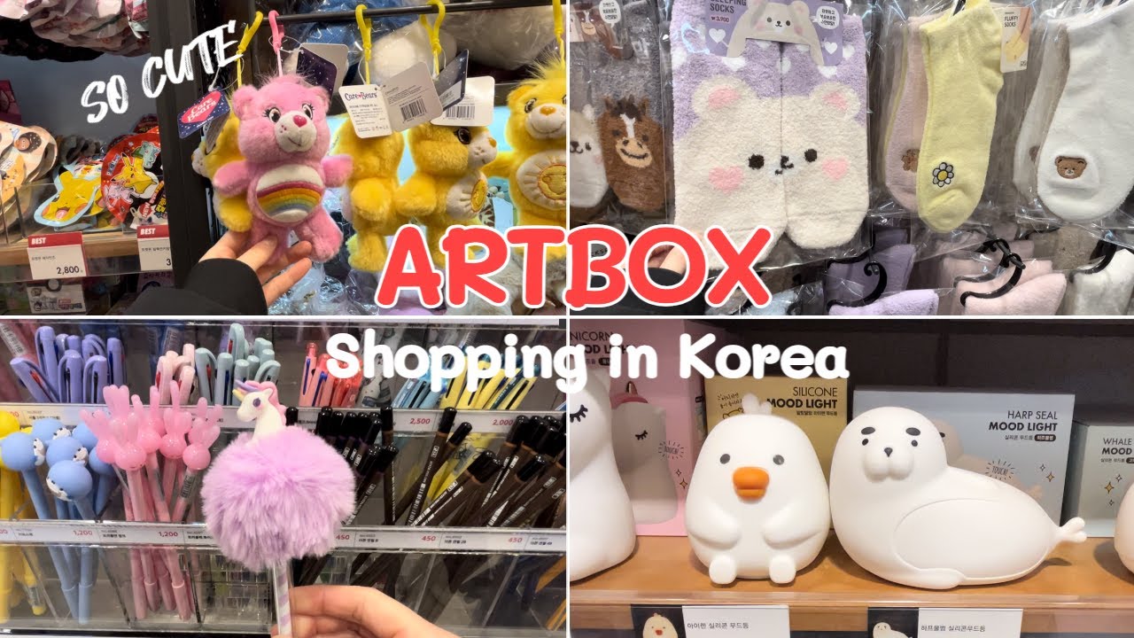 ARTBOX KOREA / ARTBOX TOUR / CUTEST THINGS / SHOPPING AT ARTBOX STATIONERY STORE