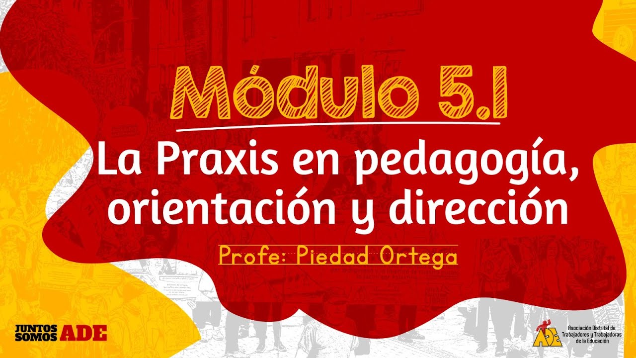Retroalimentación - Modulo 5.1: La praxis en pedagogía, orientación y dirección.