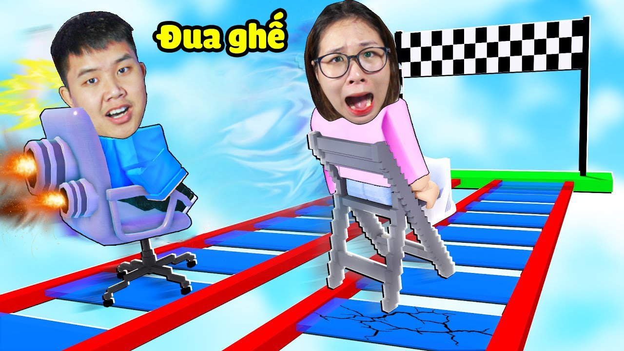 Thi ngồi trên ghế vượt 1000 thử thách nguy hiểm nhất bqThanh Mua Ghế Vip Troll Ốc