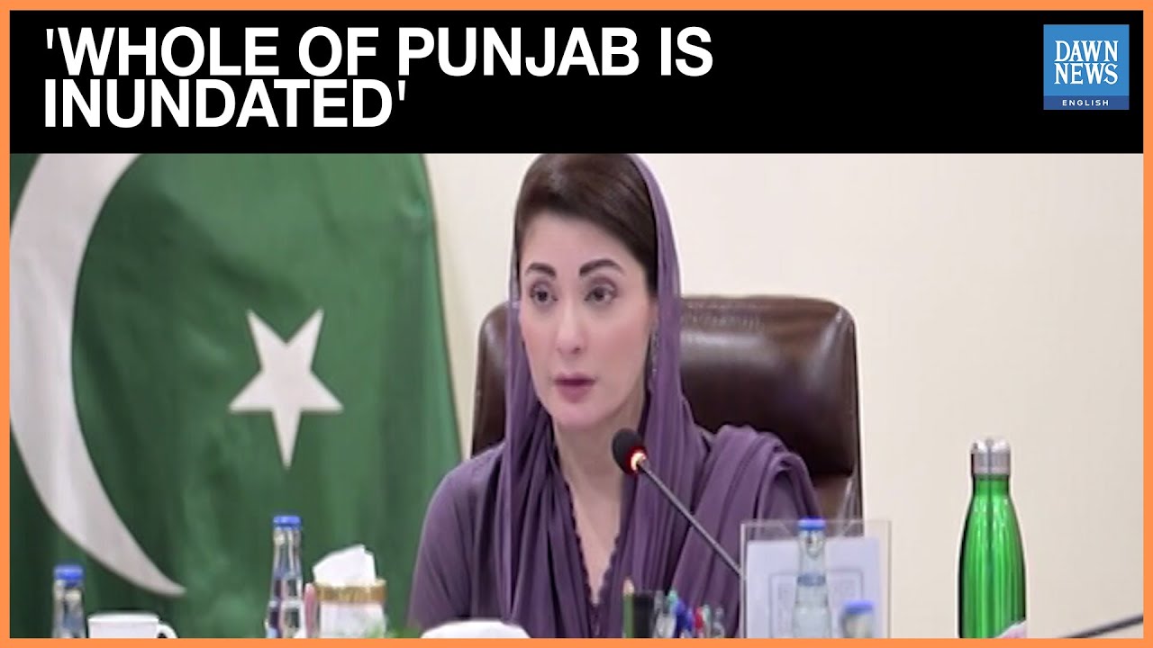 Full Speech: Punjab CM Maryam Warns of Unprecedented Water Levels in Rivers | Dawn News English