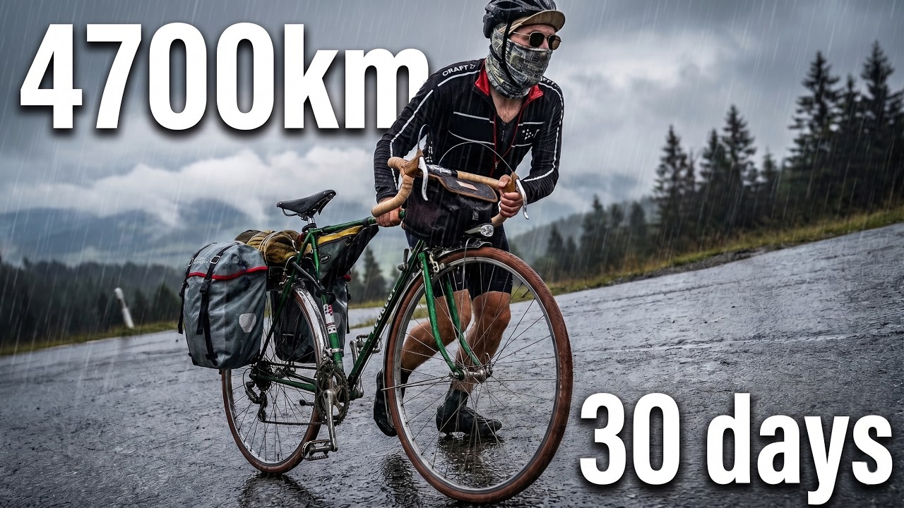 I cycled across Europe with this 50 year old bike (From Finland to Portugal)