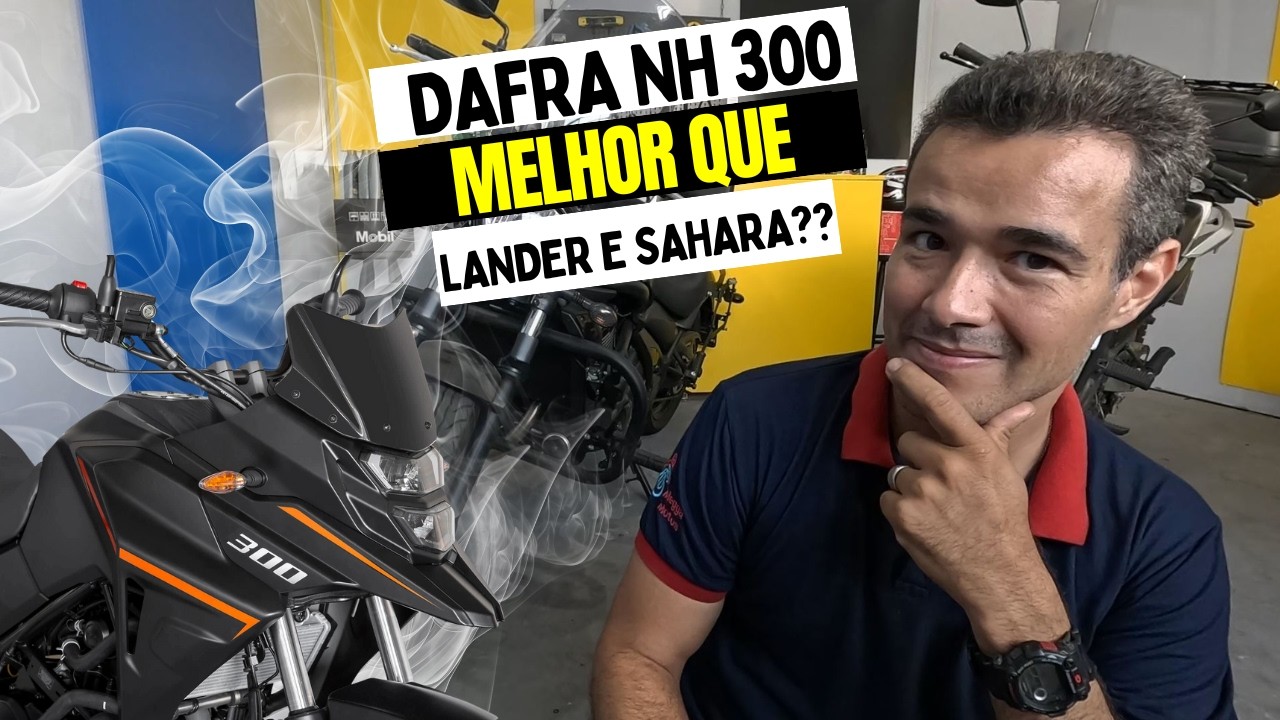 DAFRA NH 300 OFEREÇE MAIS POR MENOS EM RELAÇÃO A YAMAHA LANDER 250 E HONDA SAHARA 300