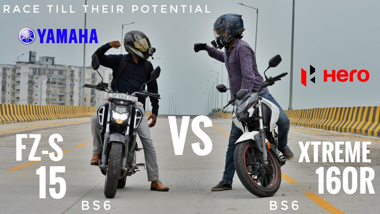 Hero Xtreme 160R BS6 vs Yamaha Fzs v3 BS6 | Comparison | Race Till Their Potential