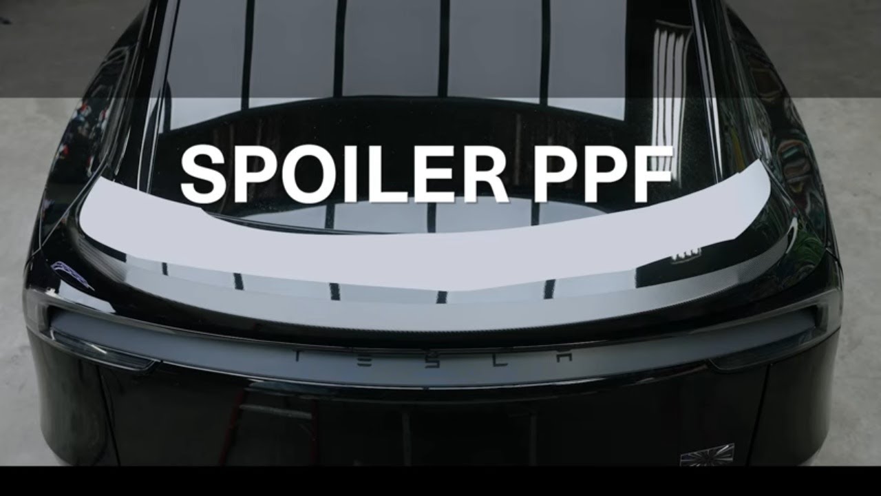 Model Y Juniper Performance Rear Spoiler DIY PPF - Install Guide