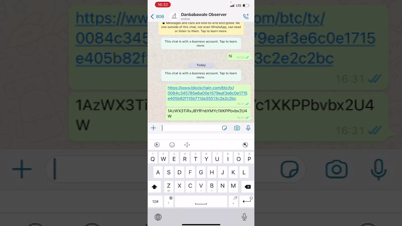 How to check a transaction ID hash code on blockchain wallet