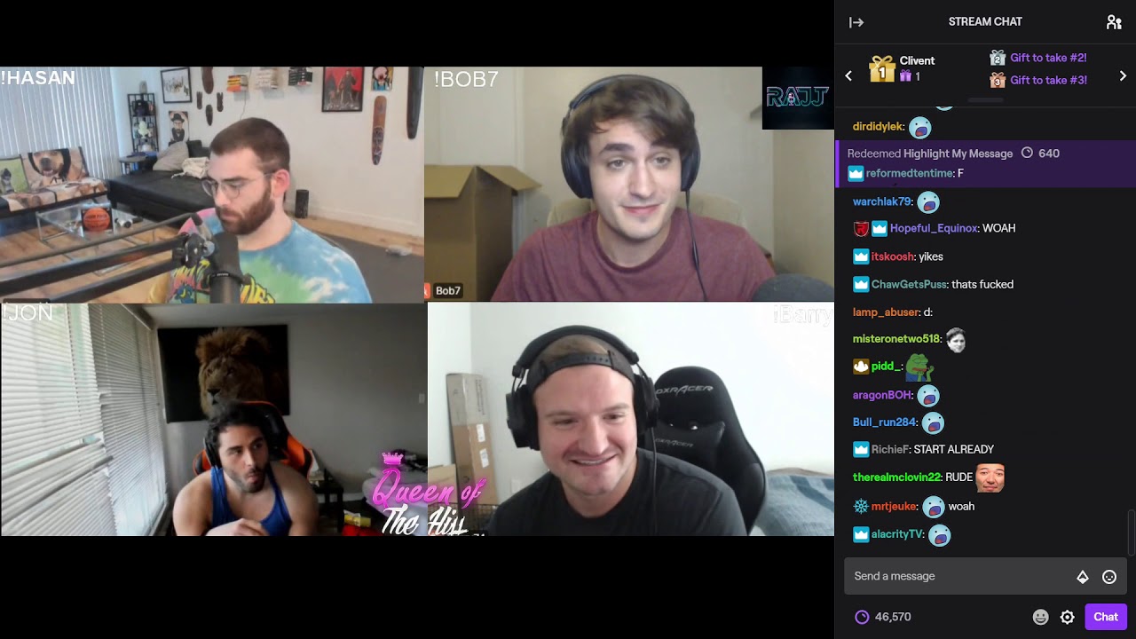 REVERSE KING OF THE HILL (DELETED VOD) | FT. HASANABI, BOB7, JONZHERKA & BARRY74