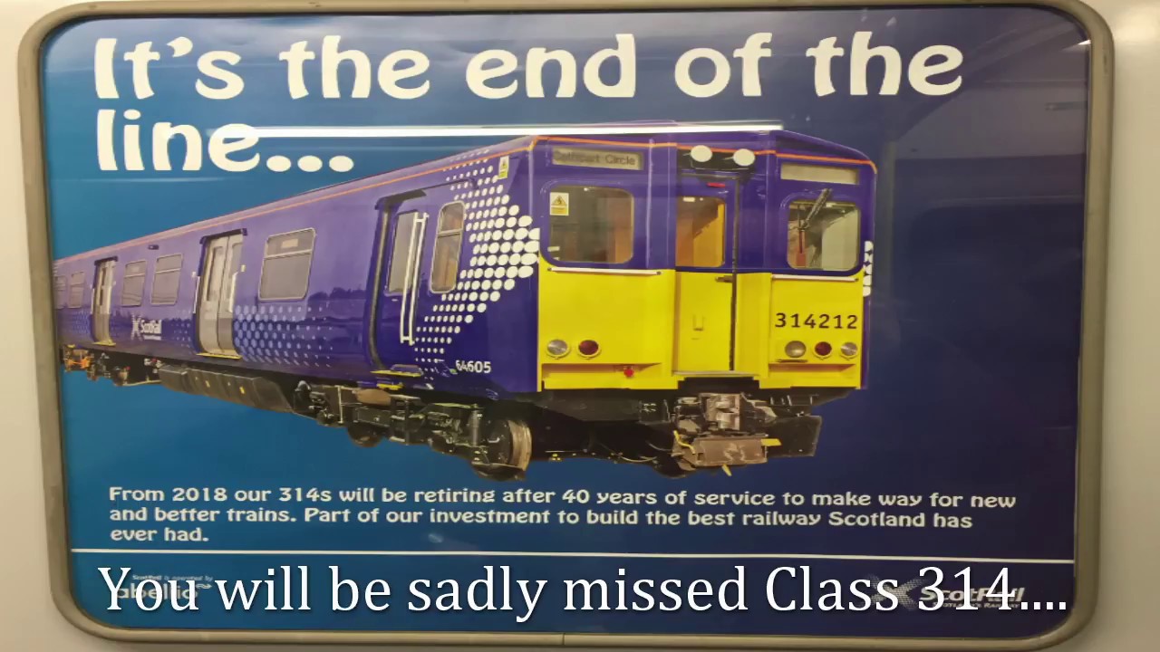 It's the end of the line for the Class 314.....