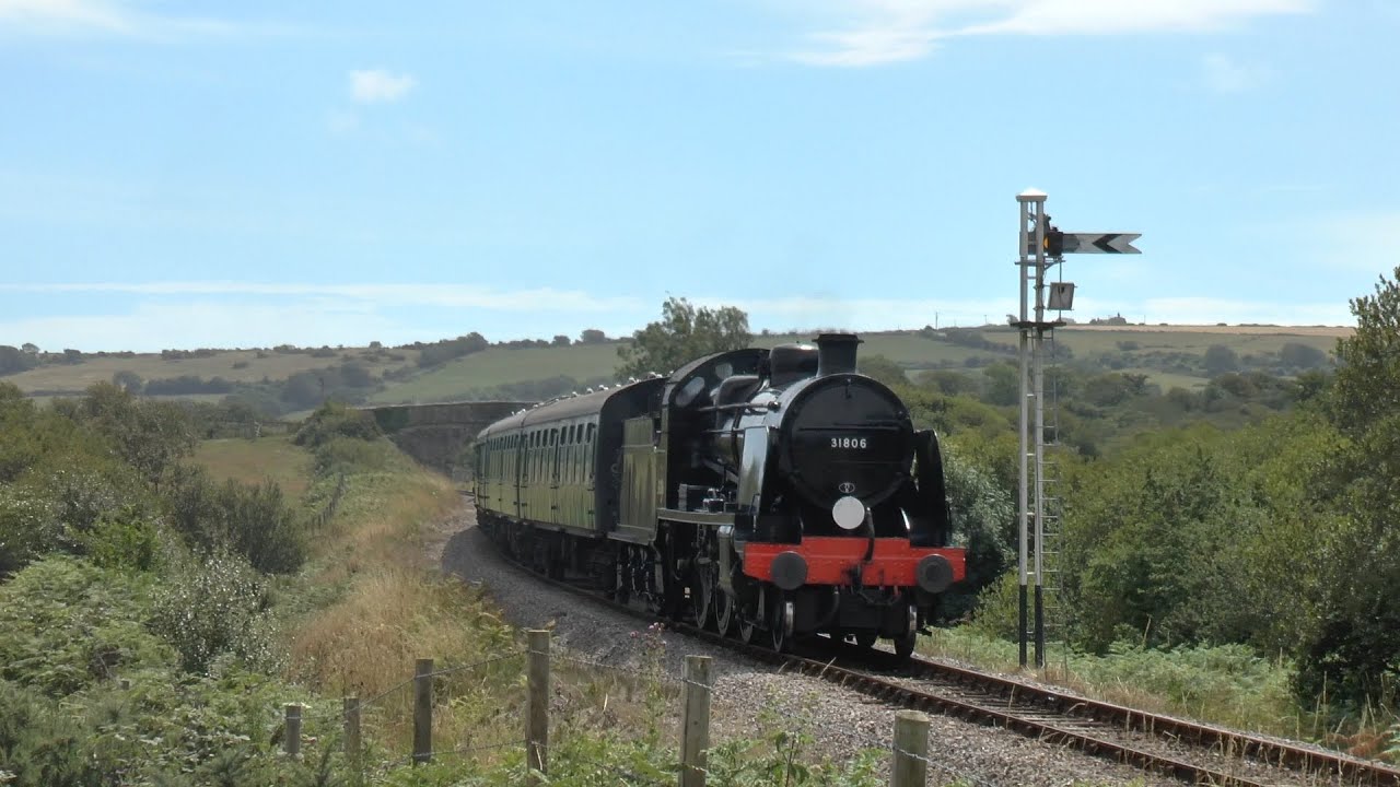 Swanage Railway Plum Timetable with U class 31806 26/07/20