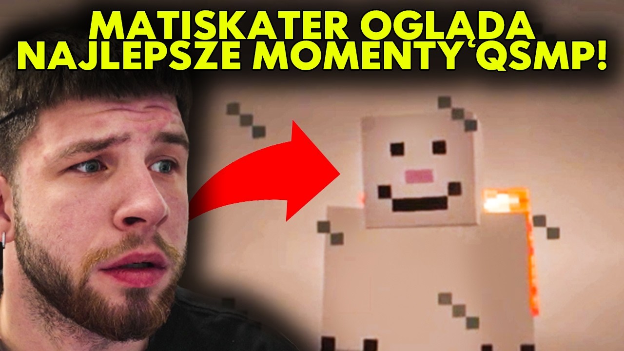 MATISKATER ogląda NAJLEPSZE MOMENTY QSMP!
